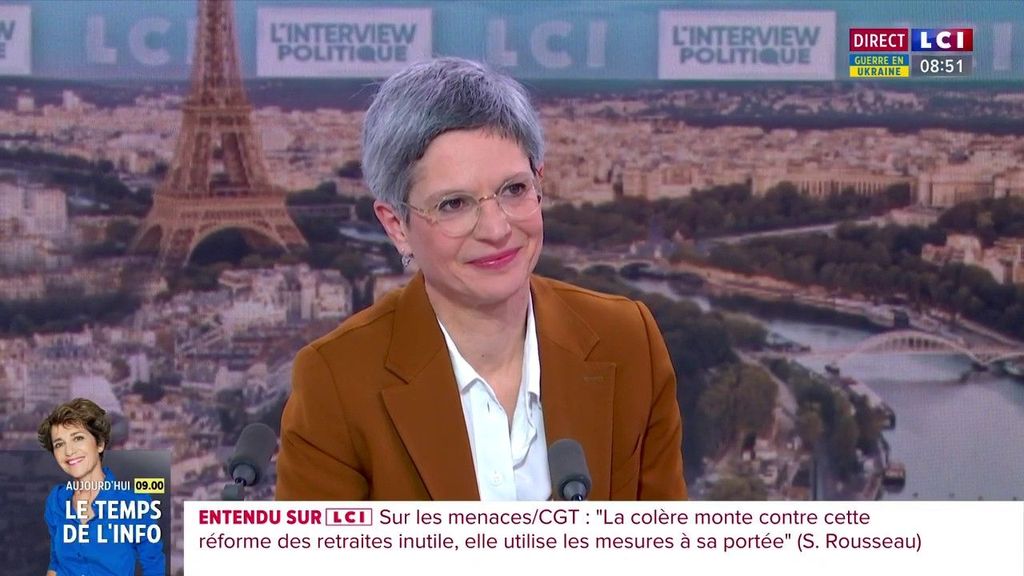 L'Interview Politique - Sandrine Rousseau, députée NUPES (EELV) de Paris est l'invitée d'Adrien Gindre dans Les Matins LCI.