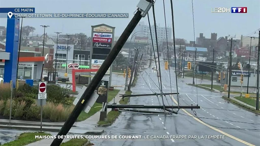 Maisons détruites, coupures de courant : le Canada frappé par la tempête