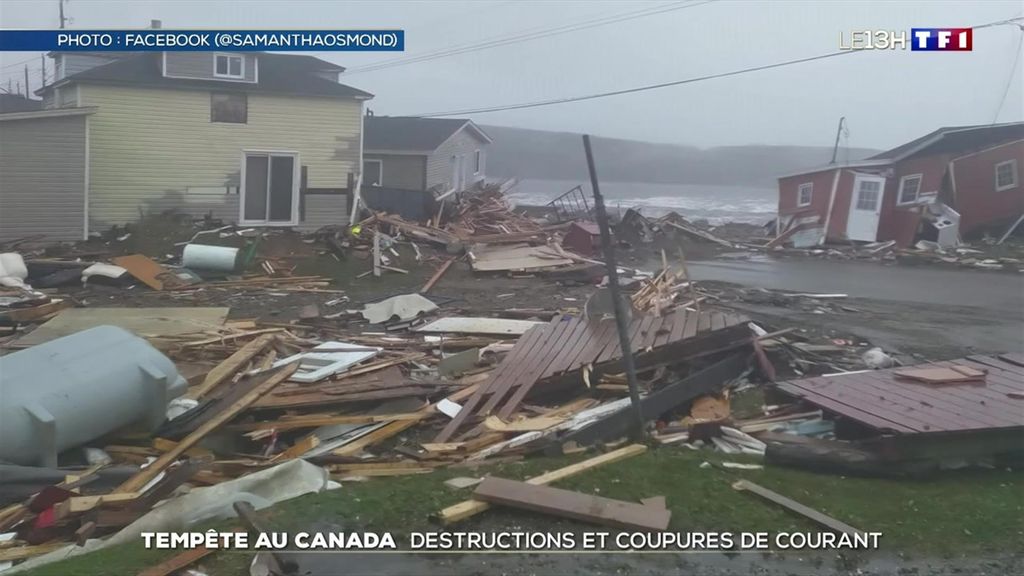 Tempête au Canada : destructions et coupures de courant
