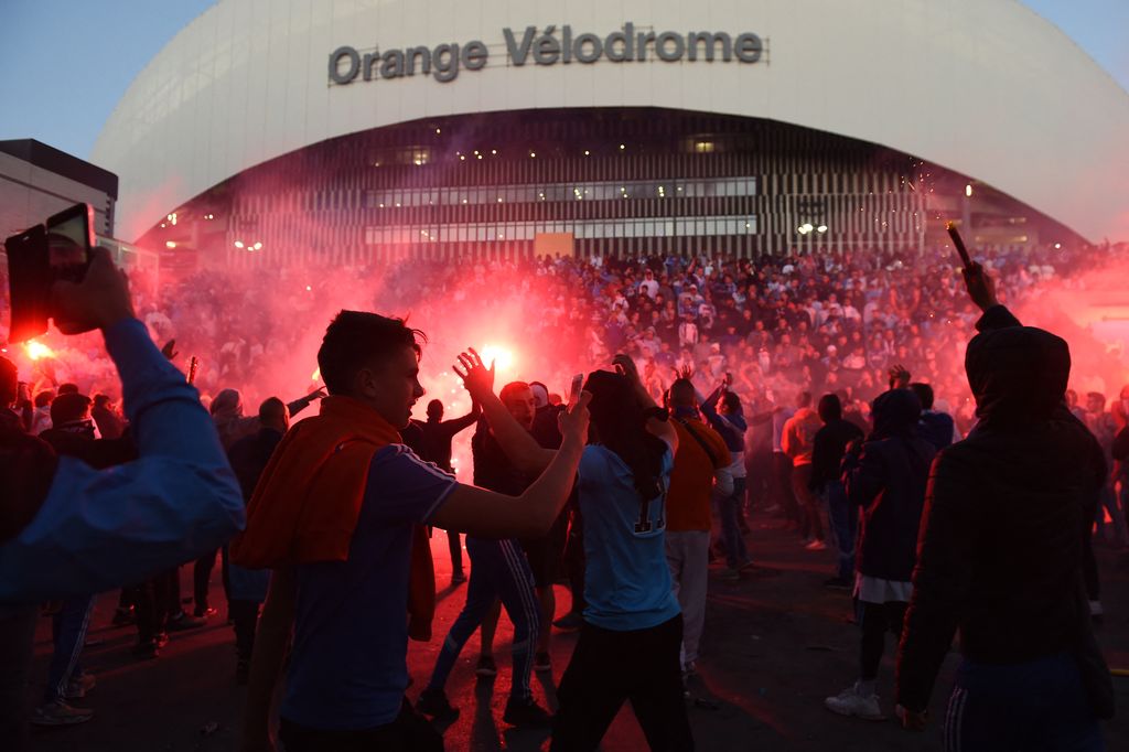 Ligue des champions : avant OM-Francfort, les abords du Vélodrome se barricadent