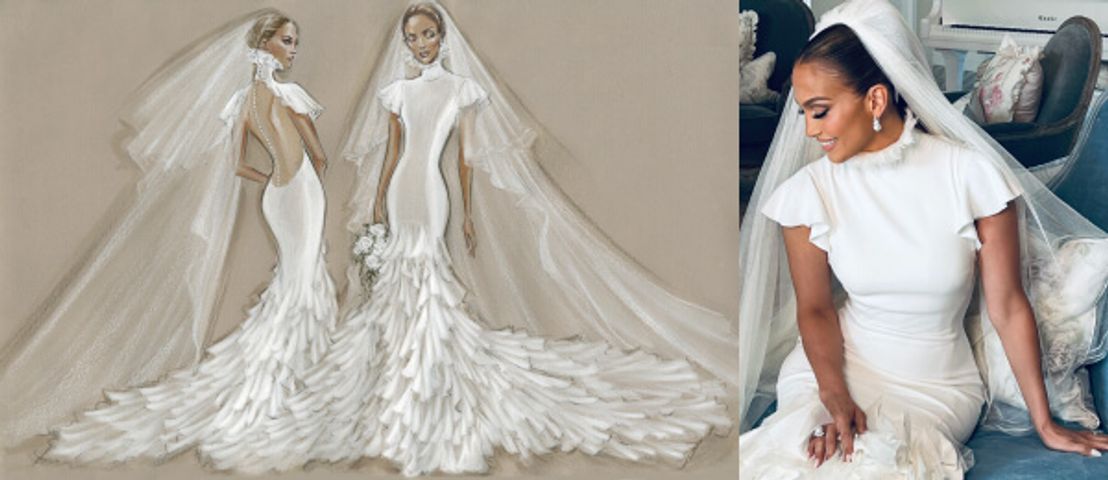 Déjà en lune de miel en Italie avec Ben Affleck, Jennifer Lopez dévoile ses trois robes de mariée