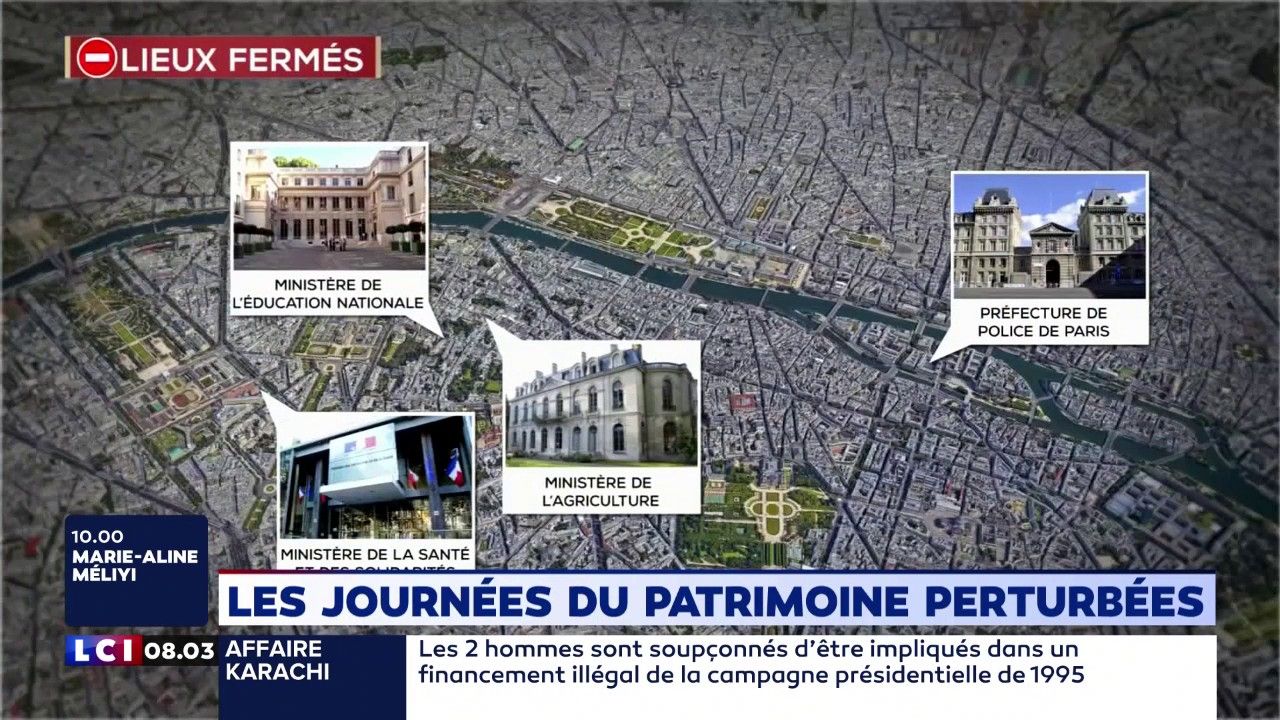 Paris : les journées du Patrimoine perturbées par les manifestations prévues ce samedi