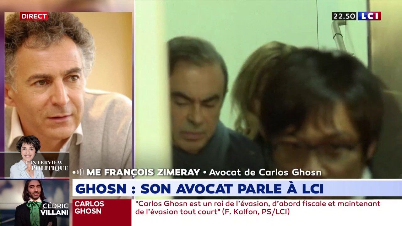 "Il est très impatient de répondre aux questions qui lui seront posées", affirme l'avocat de Carlos Ghosn sur LCI