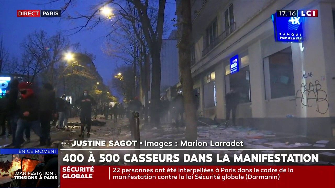 REGARDEZ. Banque attaquée à Paris : "On a assisté à des scènes de guérilla urbaines"