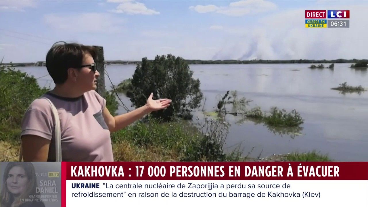 Destruction du barrage de Kakhovka : 17.000 personnes toujours à évacuer