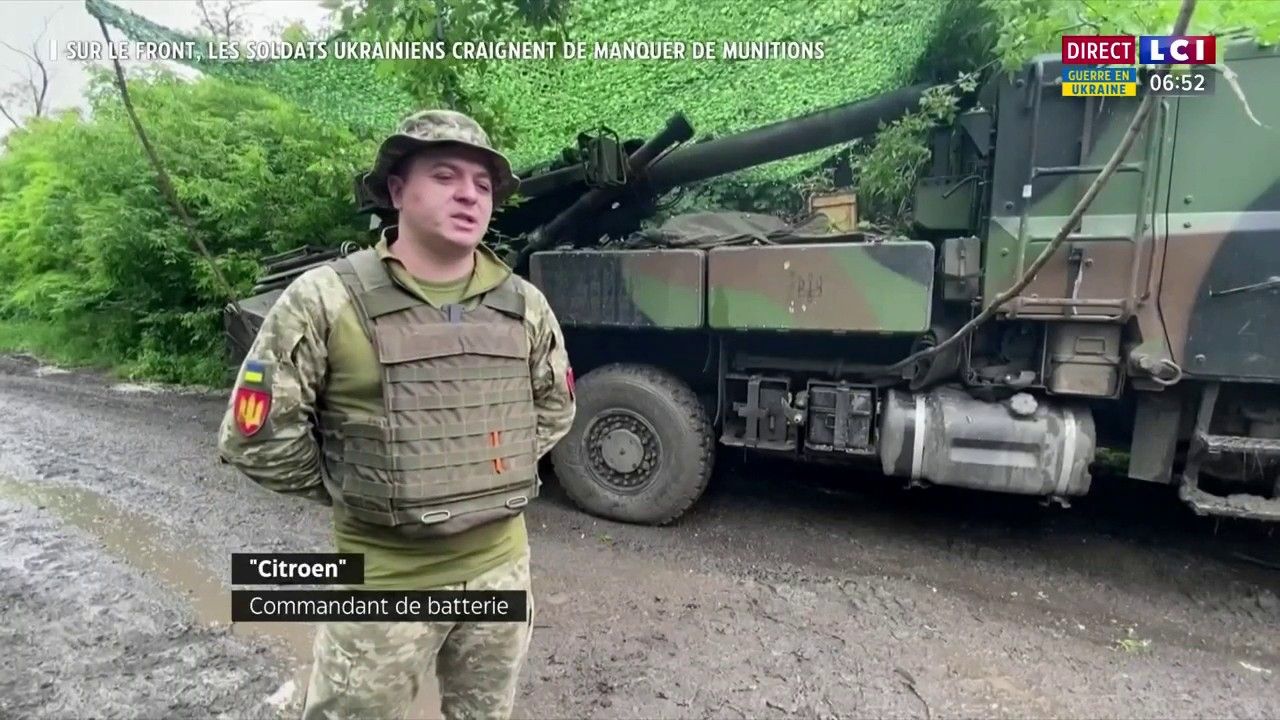 DOCUMENT LCI - Sur le front, les soldats ukrainiens craignent de manquer de munitions