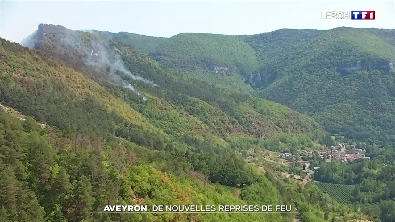 Incendie en Aveyron : de nouvelles reprises de feu