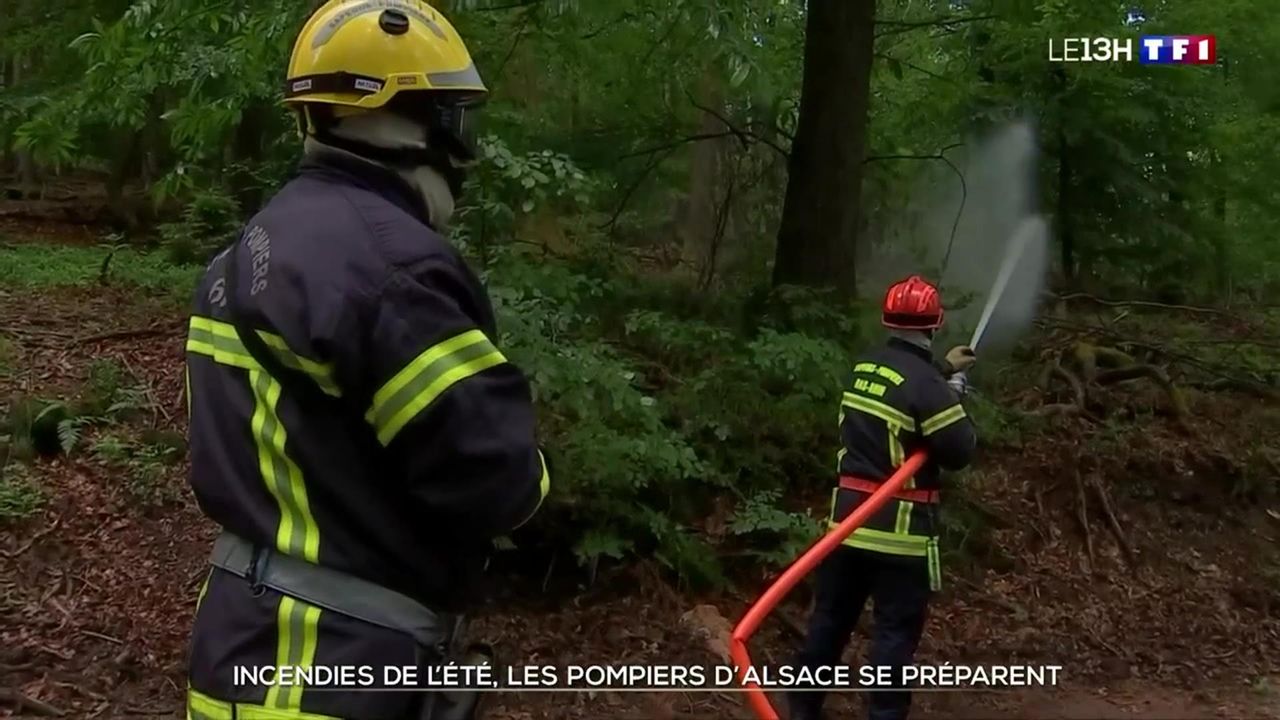 Incendies de l’été : les pompiers d’Alsace se préparent