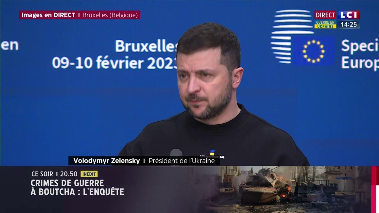 Zelensky : "Une rencontre très forte à Paris"