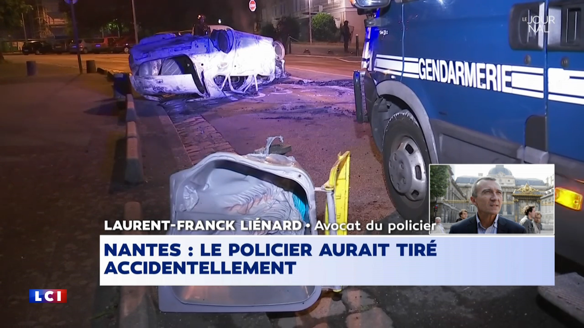 Laurent-Franck Liénard, avocat du policier : "Le premier réflexe de la personne qui se sent autant coupable, c'est le déni"