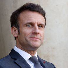 Emmanuel Macron le 16 février 2023 à l'Elysée