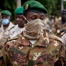 Le colonel malien, Assimi Goïta, a été investi président de transition en juin 2021.