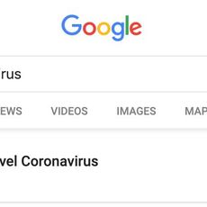 Le label thématique de recherche sur le Coronavirus dans Google