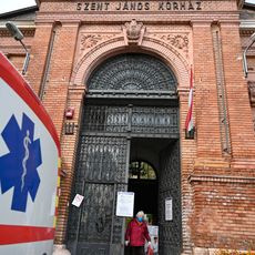 L'hôpital Saint-James à Budapest est, comme les autres établissements du pays, submergé par le soudain afflux de patients du Covid-19.