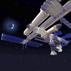 La station ISS dans Minecraft
