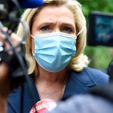 Marine Le Pen, candidate RN à l'élection présidentielle de 2022