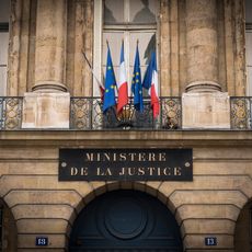 Ministère de la Justice à Paris, France.