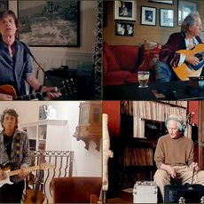 Les Rolling Stones lors d'un concert en ligne, le 19 avril 2020.