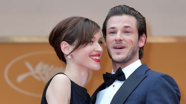 Gaelle Pietri et Gaspard Ulliel au Festival de Cannes en mai 2014. 