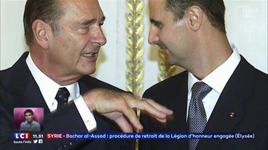 L'ordonnance de Bachelot : "C'est bizarre, Bachar al-Assad ne la porte plus sa Légion d'honneur, mais je pense que c'est par modestie"
