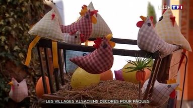 Les villages alsaciens décorés pour Pâques