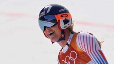 JO 2018 : les larmes de Lindsey Vonn après sa dernière descente olympique