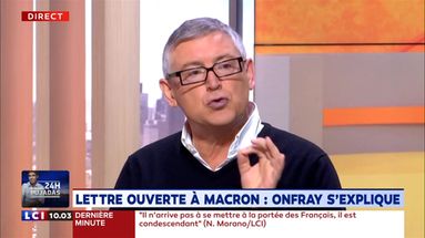 Michel Onfray : "Je me suis contenté de commenter un doigt d'honneur"