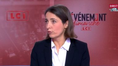 Sophie Binet dans l'Evénement du Dimanche sur LCI.