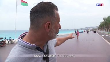 Un an après l'attentat de Nice, Franck Terrier le "héros au scooter" revient sur la Promenade des Anglais
