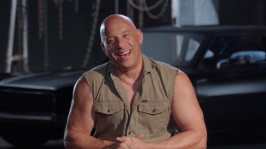 Vin Diesel en interview pour LCI pour la promotion de "Fast and Furious 9", en salles le 14 juillet 2021.