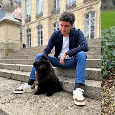 Après la polémique à l'Assemblée, Gabriel Attal présente son chien Volta sur Instagram