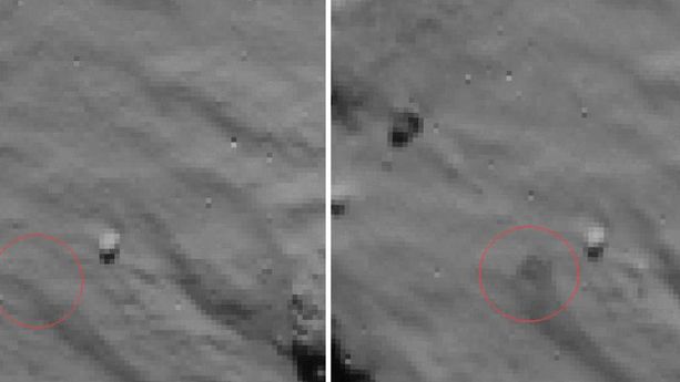 Rosetta : des images de l’atterrissage mouvementé de Philae 