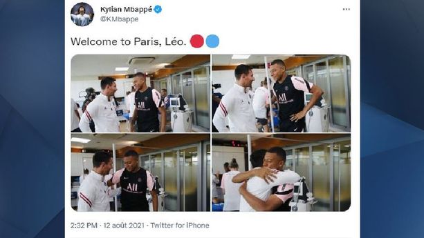 "Bienvenue à Paris, Leo" : Mbappé salue l'arrivée de l'Argentin au PSG