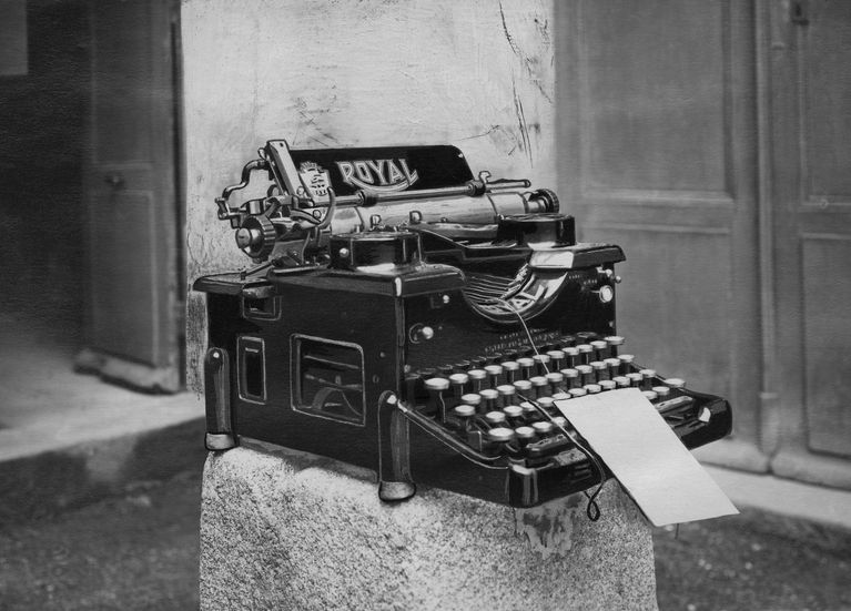 Cette machine à écrire s'est retrouvée au coeur de l'enquête sur la mort de Pierre Quémeneur. 